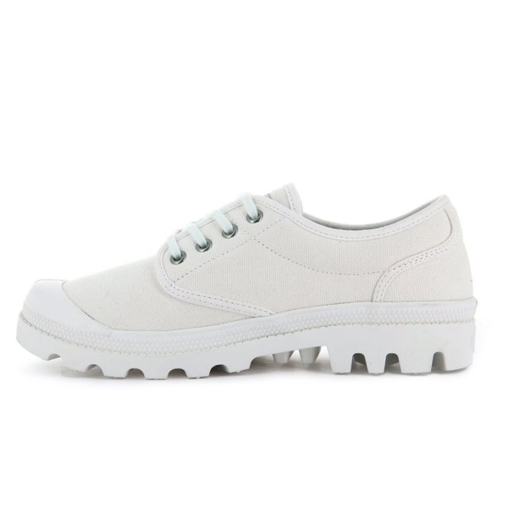 Palladium Pallabrousse Women's Oxfords Shoes White | UK J042-TOE